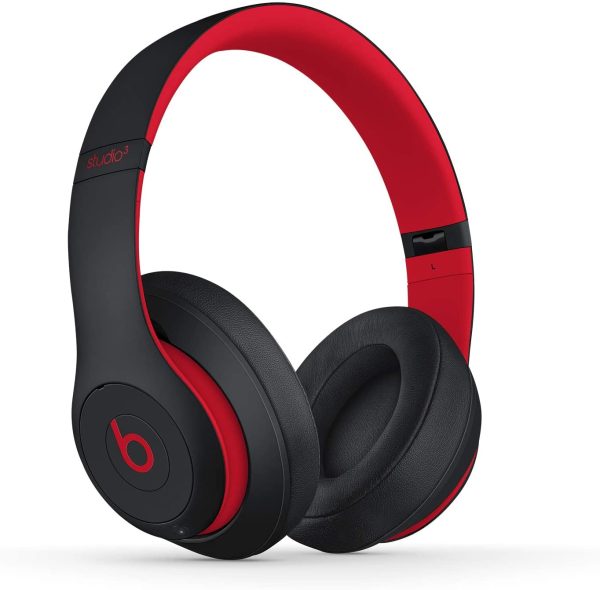 Beats Studio3 Wireless Noise Cancelling Over-Ear Headphones - Apple W1 Headphone Chip, Class 1 Bluetooth, Active Noise Cancelling, 22 Hours of Listening Time, Built-in Microphone - Defiant Black-Red - Image 5