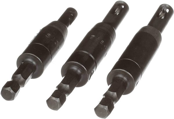 CC2430 Clic-Change 3-Piece No. 6, No. 8, and No. 10 Self-Centering Bit Assortment - Image 3