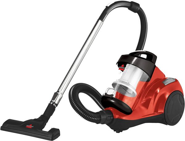 Bissell - Canister Vacuum Cleaner - Zing Bagless - Lightweight Compact - Straight Suction - Hard Floor and Low-Pile Carpet | 21565