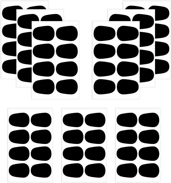 AIEX 80 Pcs 0.8mm Alto/Tenor Saxophone Pads, Strong Adhesive Saxophone Cushion for Alto and Tenor Saxophones Clarinets Beginners (Black) - Image 2