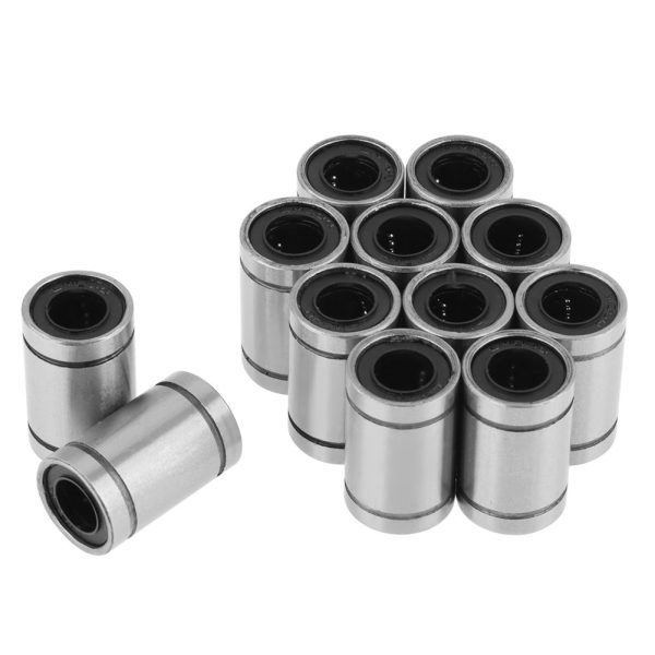 12pcs LM8UU Linear Ball Bearing, Ball Bushing Motion Bearings for 3D Printer and CNC Part 8mm Bore Dia, 15mm OD, 24mm Length - Image 8