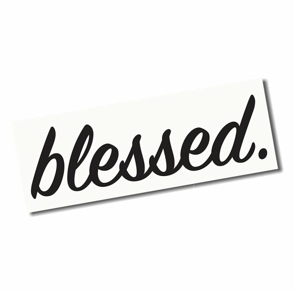 Blessed Inspirational Macbook Sticker Decal MacBook Pro Decal Air 13" 15" 17" Keyboard Mousepad Trackpad Laptop Inspirational Sticker iPad Sticker Religious Sticker