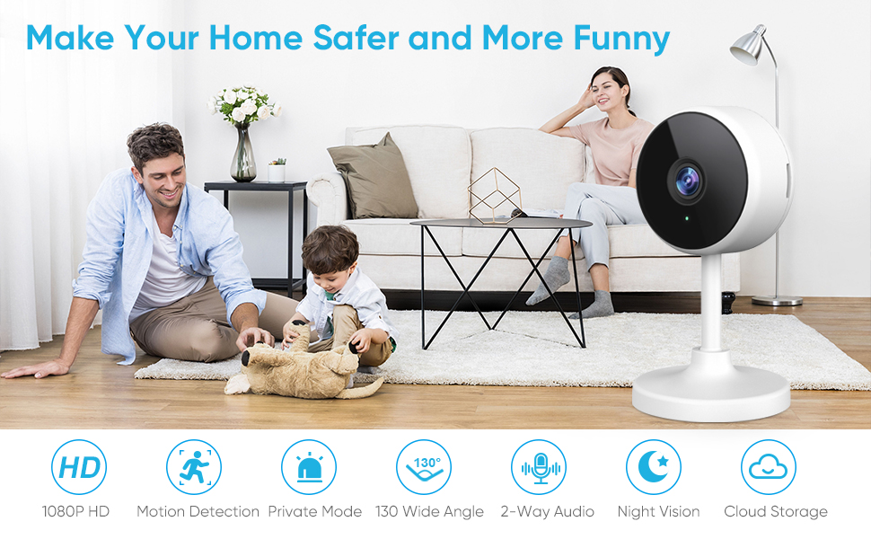 DJHH wireless security camera makes your home safer and funny