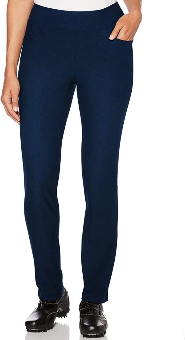 PGA TOUR Womens Pull-on Golf Pant with Tummy Control - Image 3