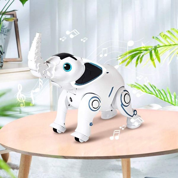 WomToy Remote Control Robot Elephant Toy, RC Robotic Elephant Toys Singing Dancing Interactive Children Toy Early Educational Imitates Animals for Boys&Girls, Christmas Gifts for Kid Age 1-12 Years Old - Image 8