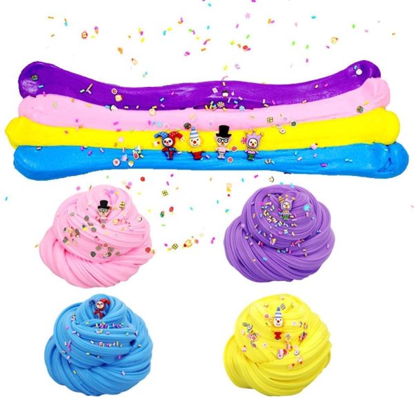 MINGYOUSHI 4 Pack Butter Slime Kit, with Clown Slime, Magician Slime, Cartoon Slime Stretchy and Non-Sticky, Easter Stocking Stuffers, Birthday Gifts for Girl and Boys - Image 7