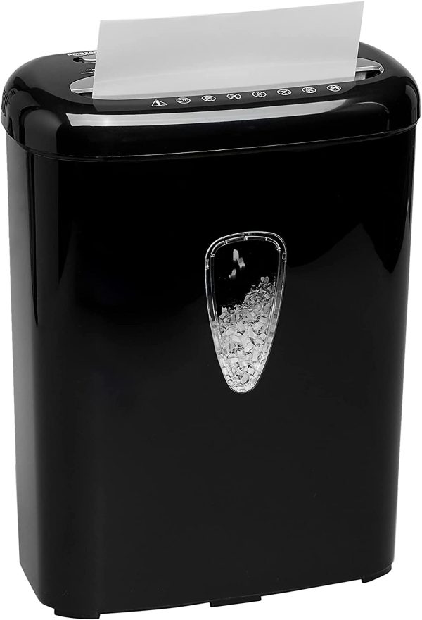 6-Sheet High-Security Micro-Cut Paper and Credit Card Home Office Shredder