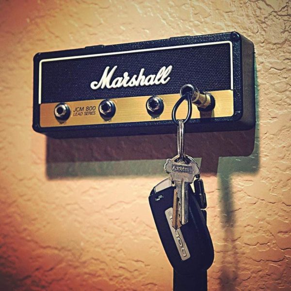 Key Holder Marshall 2.0 JCM800 Guitar Keychain Hook Wall Mounting