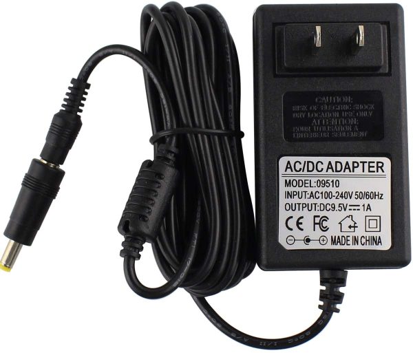 9.5V AC DC Adapter Charger Power Supply, Replacement for Casio ADE95 ADE95100 AD-E95100 ADE95100L AD-E95100L ADE95100LE AD-E95100LE,Fit for Casio Piano Keyboard