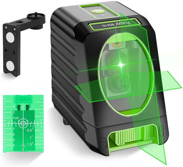 Laser Level Self-Leveling150ft/45m Outdoor Cross Line Laser, Selectable Laser Lines with Pulse Mode,Level with Vertical Beam Spread Covers of 150??,360??Magnetic Base and Battery Included-BOX-1G