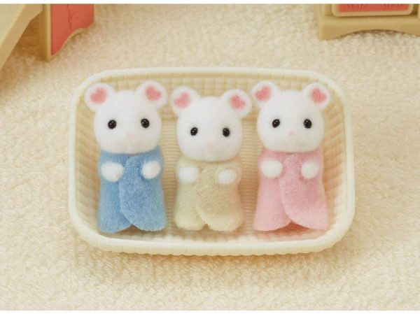 Calico Critters Marshmallow Mouse Triplets - Image 2