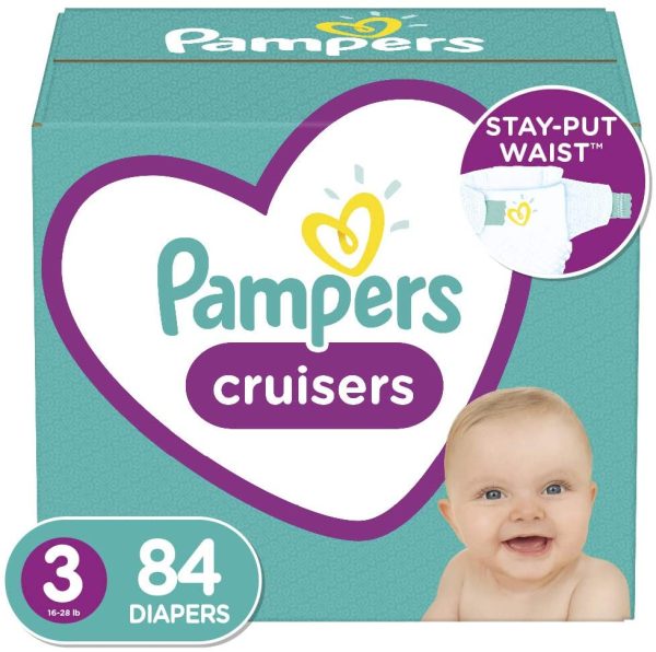 Pampers Diapers Size 3 - Pampers Cruisers Disposable Baby Diapers, 84 Count, Super Pack - Image 5