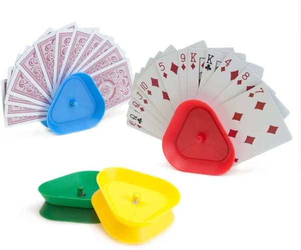 Brybelly Triangle Shaped Hands-Free Playing Card Holder - Image 5