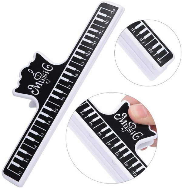 2Pcs Plastic Sheet Music Holders Page Marker Clips Piano Music Sheet Holder Musical Instrument Accessories - Image 5