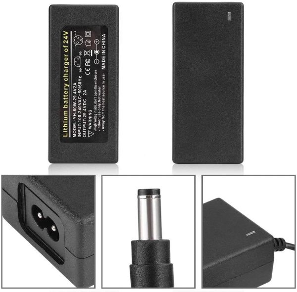 29.4V 2A Power Adapter Safe Charging Charger Power Supply Adapter Cable for Lithium Battery (US) - Image 6