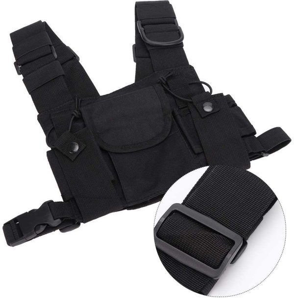 Radio Walkie Talkie Chest Pocket Harness Bags Pack Backpack Holster High Qualit Front Pack Pouch