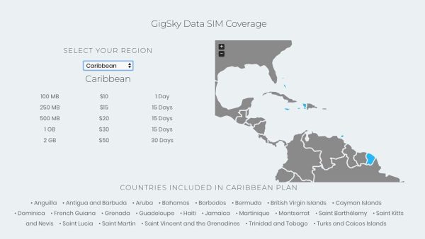 4G LTE/3G Data SIM Card with Pay As You Go Data Plans for USA, Canada, Mexico, Europe, Asia, Middle East, and Africa for Unlocked iPhone, iPad, Android Phones, Hotspots and Tablets