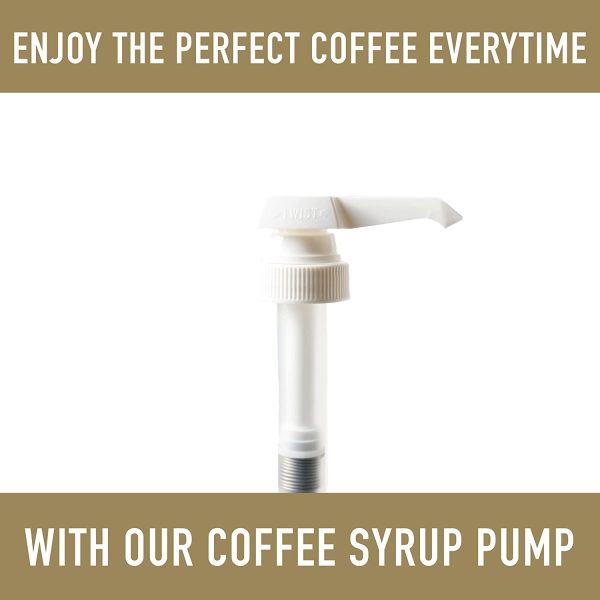 Coffee Syrup Pump, Works with All Major Brands, 750ML Formats (25.4OZ), Perfect Flavoured Coffee Every Time! - Image 6