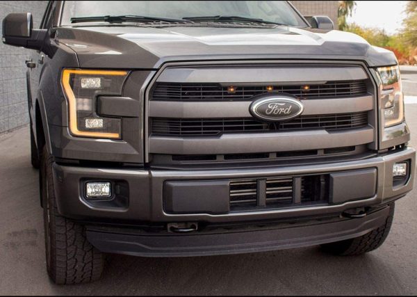 2004-2014 Ford F150 Front Grille Tailgate Emblem, Oval 9"X3.5", Decal Badge Nameplate Also Fits for 04-14 F250 F350, 11-14 Edge, 11-16 Explorer, 06-11 Ranger, 07-11 Expedition (Black)