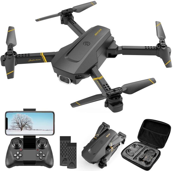 4DV4 Drone with 1080P Camera for Adults Kids,HD FPV Live Video Foldable RC Quadcopter Helicopter for Beginners Toys Gift,Trajectory Flight, App Control,Altitude Hold ,One Key Returnand, 2 Batteries - Image 7