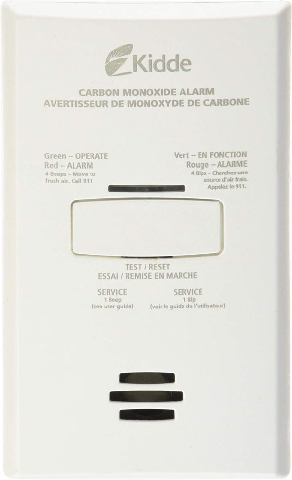 900-0263CO-CA Plug-in Carbon Monoxide Alarm (KN-COB-DP2CA), White - Image 2