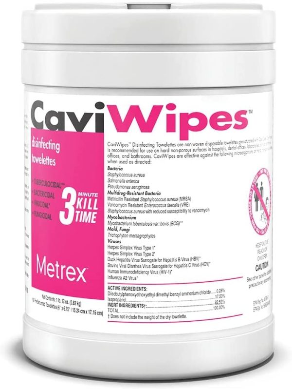 CaviWipes - 6" x 6 3/4" Large (160) - Image 3