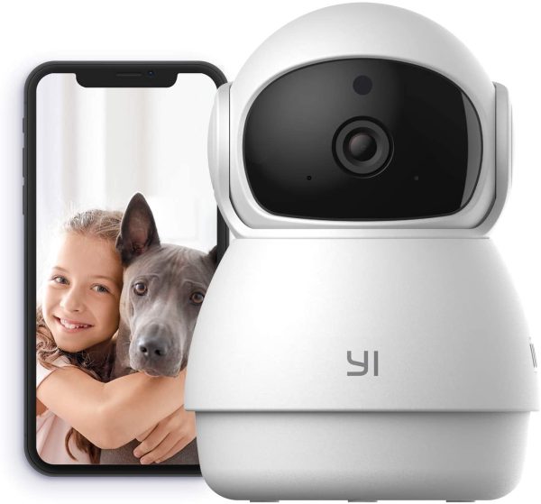 YI Indoor Wireless WiFi Security IP Camera Dome Guard, Smart Nanny Pet Dog Cat Cam Baby Monitor with Night Vision, 2-Way Audio, Motion Detection, 360-degree, Phone App, Works with Alexa and Google - Image 6