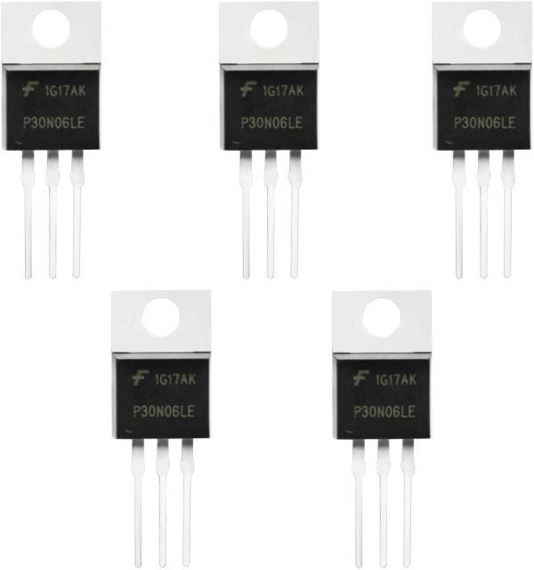 RFP30N06LE 30A 60V N-Channel Mosfet TO-220 ESD Rated for Arduino (Pack of 5pcs) EK1658 - Image 5