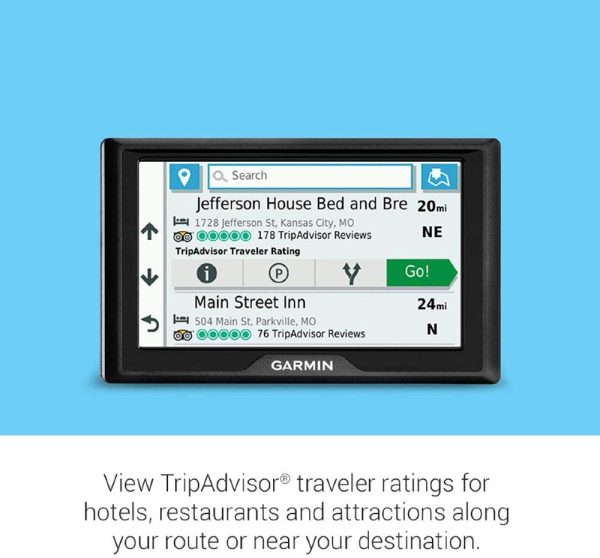 Garmin Drive 52 & Traffic: GPS Navigator with 5?? Display Features Easy-to-Read menus and maps, Traffic alerts, Plus Information to enrich Road Trips