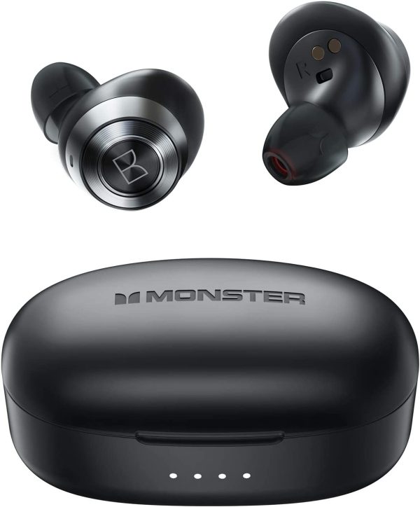 Wireless Earbuds,Super Fast Charge,Bluetooth 5.0 in-Ear Stereo Headphones with USB-C Charging Case,Built-in Mic for Clear Calls,Water Resistant Design for Sports,Black. - Image 3