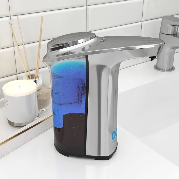 Automatic Liquid Soap Dispenser, 17oz - 1400 Dispenses on a Single Fill - Electric, Touchless Sensor, Hands Free for Bathroom, Countertop or Dish Soap - Image 9