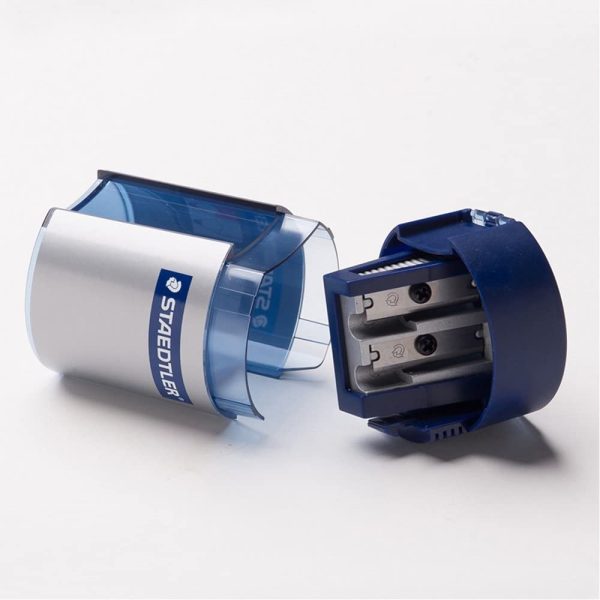 Staedtler Double-hole Tub Pencil Sharpener - 2 Hole(s) - Plastic - Image 6