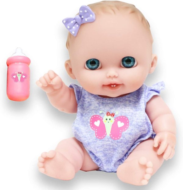 JC Toys 16936C Lil Cutesies All Vinyl Washable Doll Baby Doll, Blue Eyes Lulu - Image 3