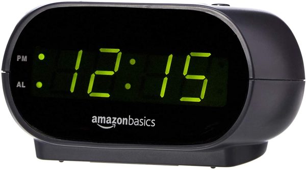 Small Digital Alarm Clock with Nightlight and Battery Backup, LED Display - Image 3