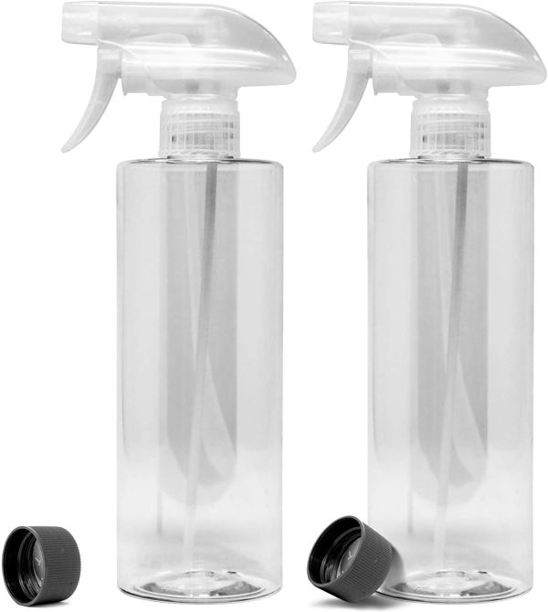 VViViD Empty Plastic Spray Clear Bottles BPA-Free Food-Safe (2 Pack (16oz)) - Image 6