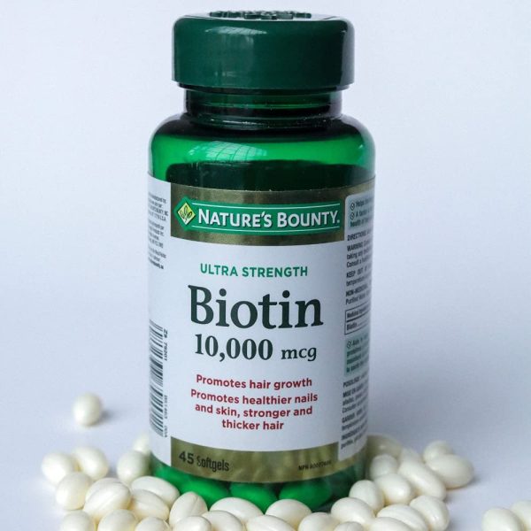 Nature's Bounty Biotin, 10000mcg, Softgels, Promotes Hair Growth, Thicker Hair, Healthy Skin and Nails, Helps body metabolize fats, carbohydrates, and proteins, 120 Count, Value SIze - Image 4