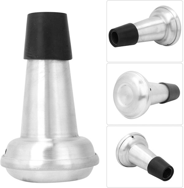 Trumpet Mute Accessories, Lightweight Practice Aluminum Trumpet Tone Mute Professional for Trumpet Players - Image 8