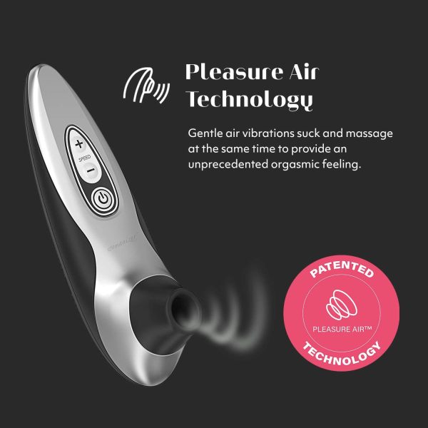 Womanizer Pro 40 Clitoral Sucking Toy 6 Intensity Level Clitoris Suction Massager Clit Sucking Vibrator Sex Toy for Women, Black - Image 4