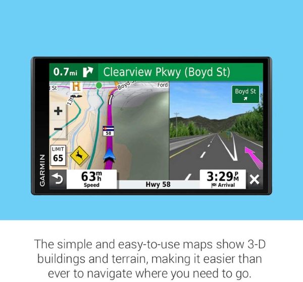 Garmin DriveSmart 65 & Traffic: GPS Navigator with a 6.95?? Display, Hands-Free Calling, Included Traffic alerts and Information to enrich Road Trips - Image 6