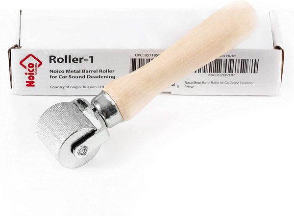 Noico Metal Barrel Roller Installation Tool for Automotive Sound Deadening Insulation Materials for Cars & Truck (Audio Dampening & Deadener Installation) - Image 3