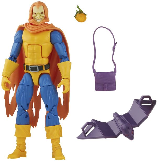 Marvel Legends Series Spider-Man 6-inch Hobgoblin Action Figure Toy, Toy Biz Inspired Design, Includes 3 Accessories: Glider, Pumpkin Bomb, Satchel - Image 2