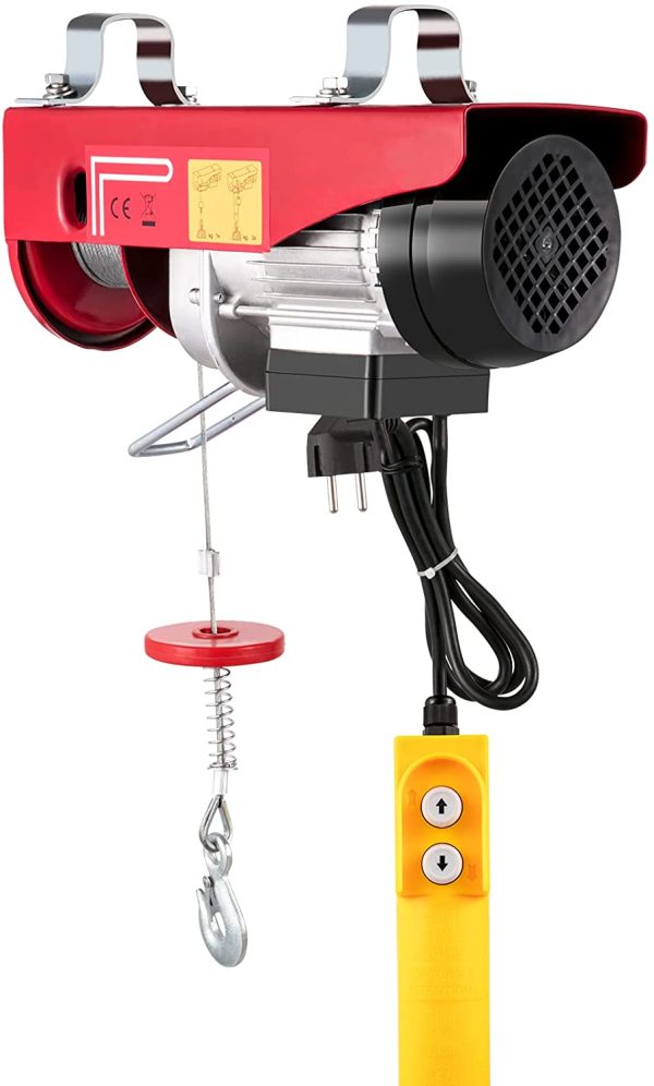 440 LBS Lift Electric Hoist, 110V Electric Hoist, Remote Control Electric Winch Overhead Crane Lift Electric Wire Hoist for Factories, Warehouses, Construction, Building, Goods Lifting - Image 5