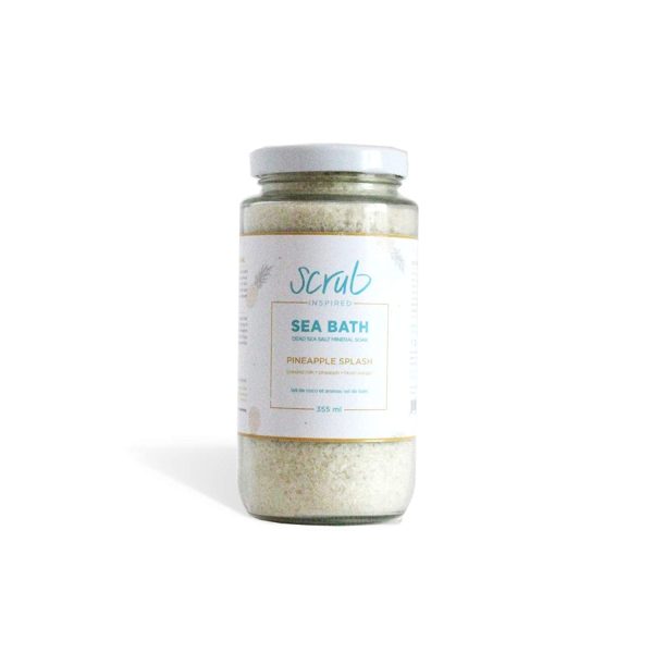 Pineapple Splash [coconut milk + pineapple + blood orange] Sea Bath Salt Soak 355 ml - Image 7