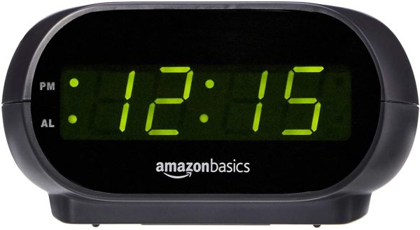 Small Digital Alarm Clock with Nightlight and Battery Backup, LED Display - Image 7