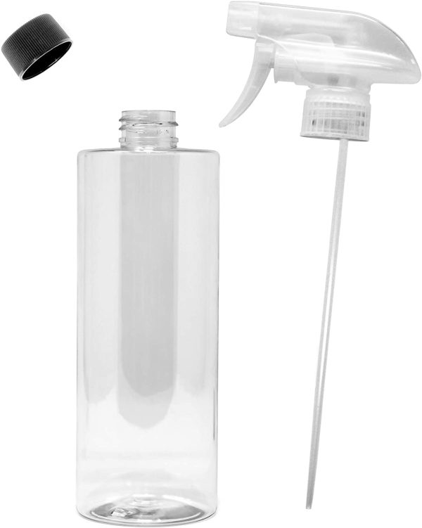 VViViD Empty Plastic Spray Clear Bottles BPA-Free Food-Safe (2 Pack (16oz)) - Image 5