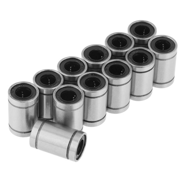 12pcs LM8UU Linear Ball Bearing, Ball Bushing Motion Bearings for 3D Printer and CNC Part 8mm Bore Dia, 15mm OD, 24mm Length - Image 7