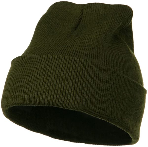 MG 12 Inch Long Knitted Beanie - Image 2