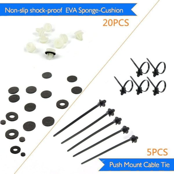 270 Pcs Car Retainer Clip Kit with Plastic Fastener Remover - 12 Most Popular Sizes - Door Trim Panel Clips - Auto Push Retainer Set for BMW Benz Toyota Honda Nissan Subaru Audi Mazda - Image 4