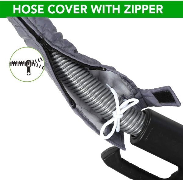 Central Vacuum Hose Cover - 35-37 ft - Paded Machine Washable Universal Cover - Image 4