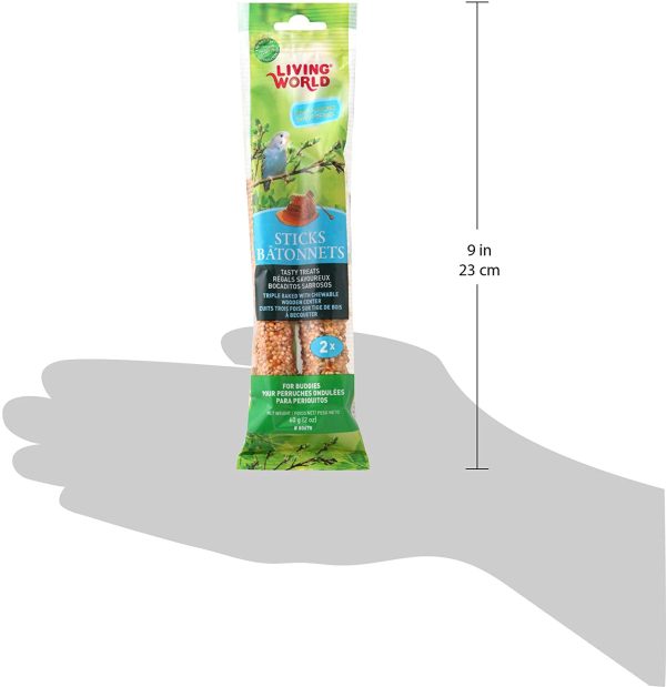 Living World 80670 Budgies Honey Treat Sticks, 2-Ounce - Image 5